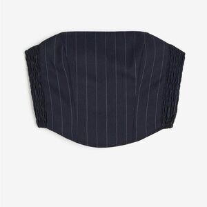 H&M Black Strapless Top